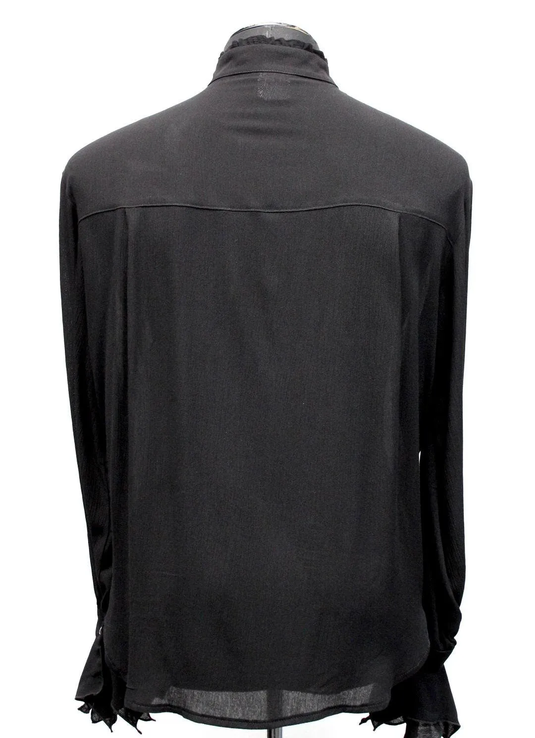 THE COUNT SHIRT - Black Rayon