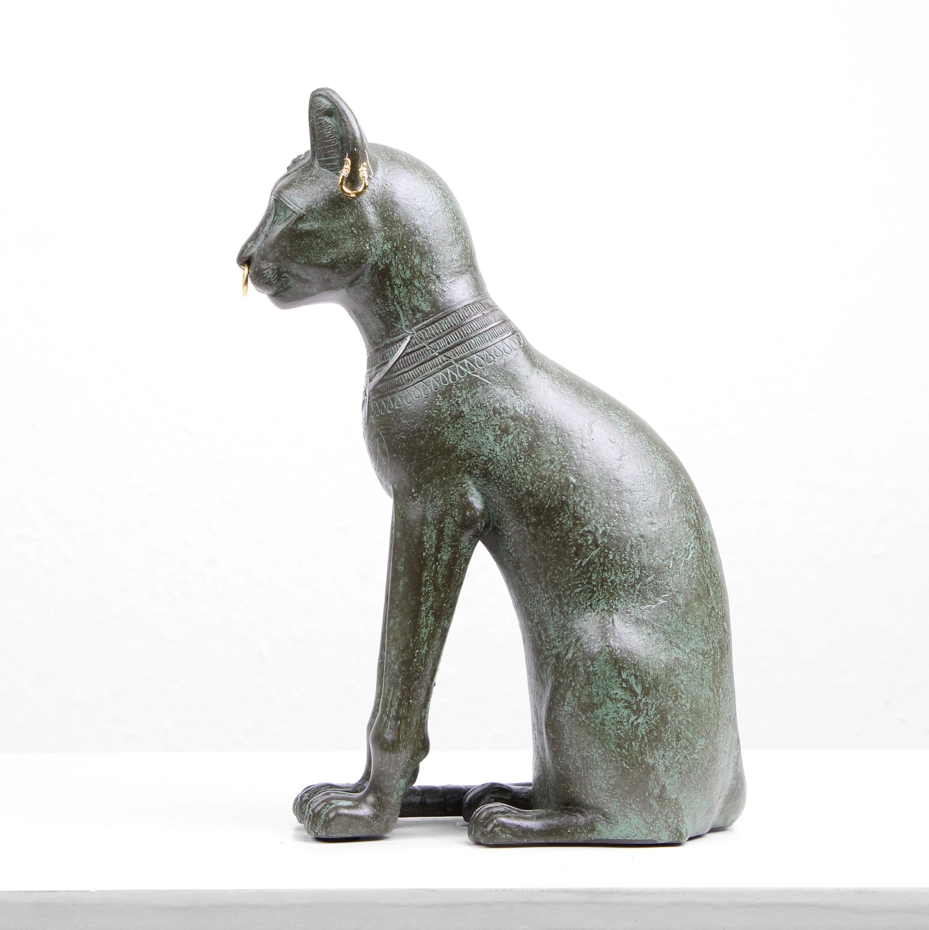 The Gayer-Anderson Cat Statue (Cold Cast Bronze Sculpture)