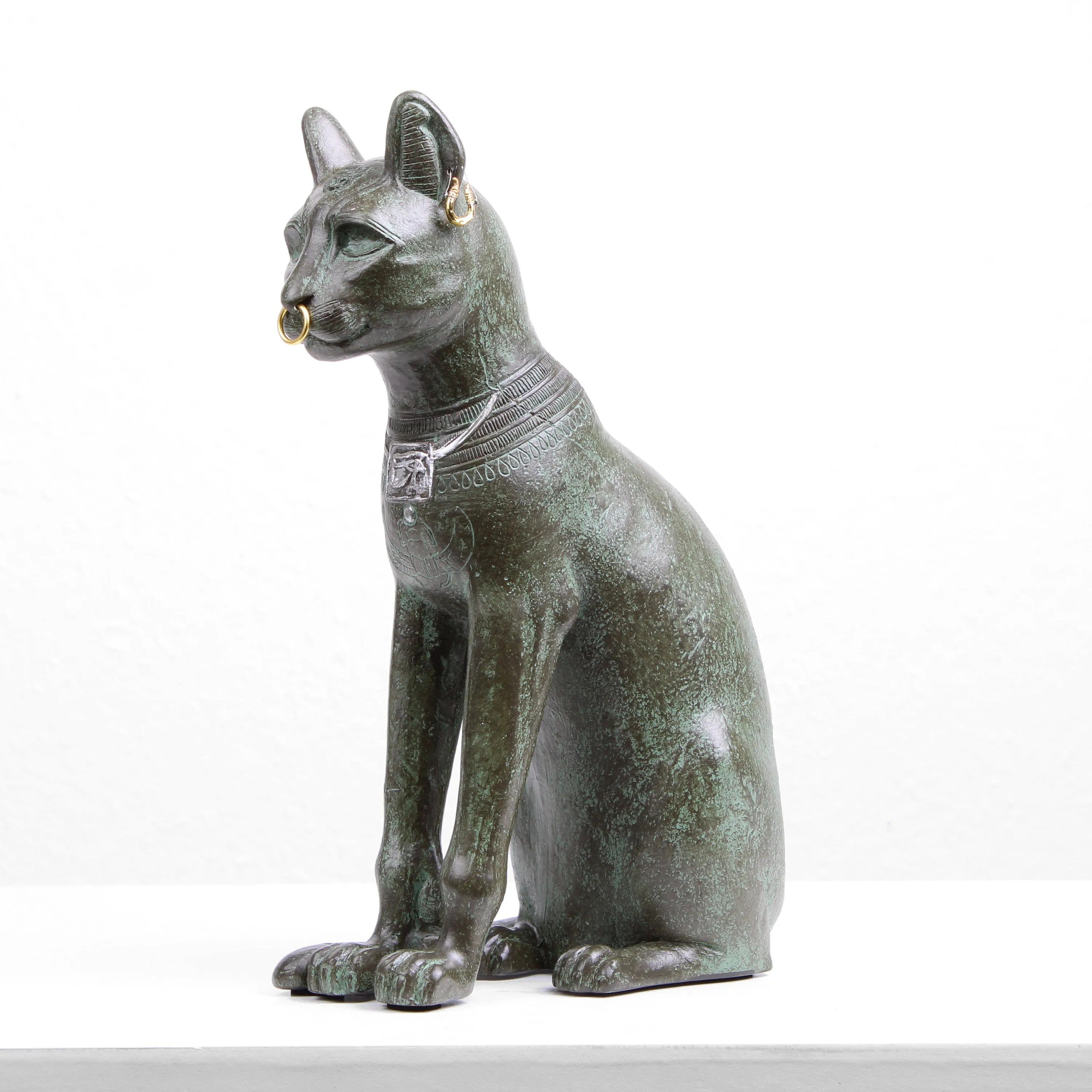 The Gayer-Anderson Cat Statue (Cold Cast Bronze Sculpture)