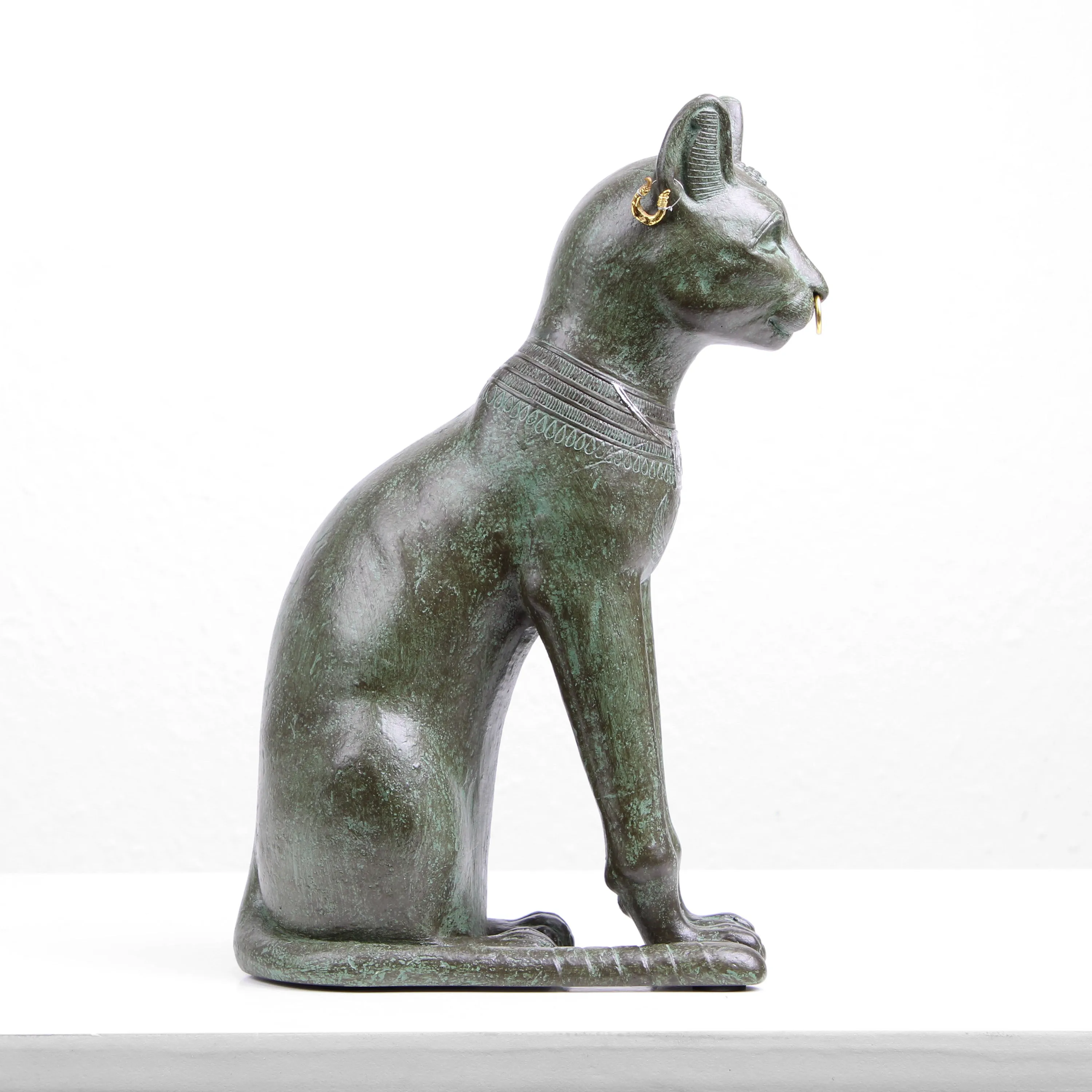 The Gayer-Anderson Cat Statue (Cold Cast Bronze Sculpture)