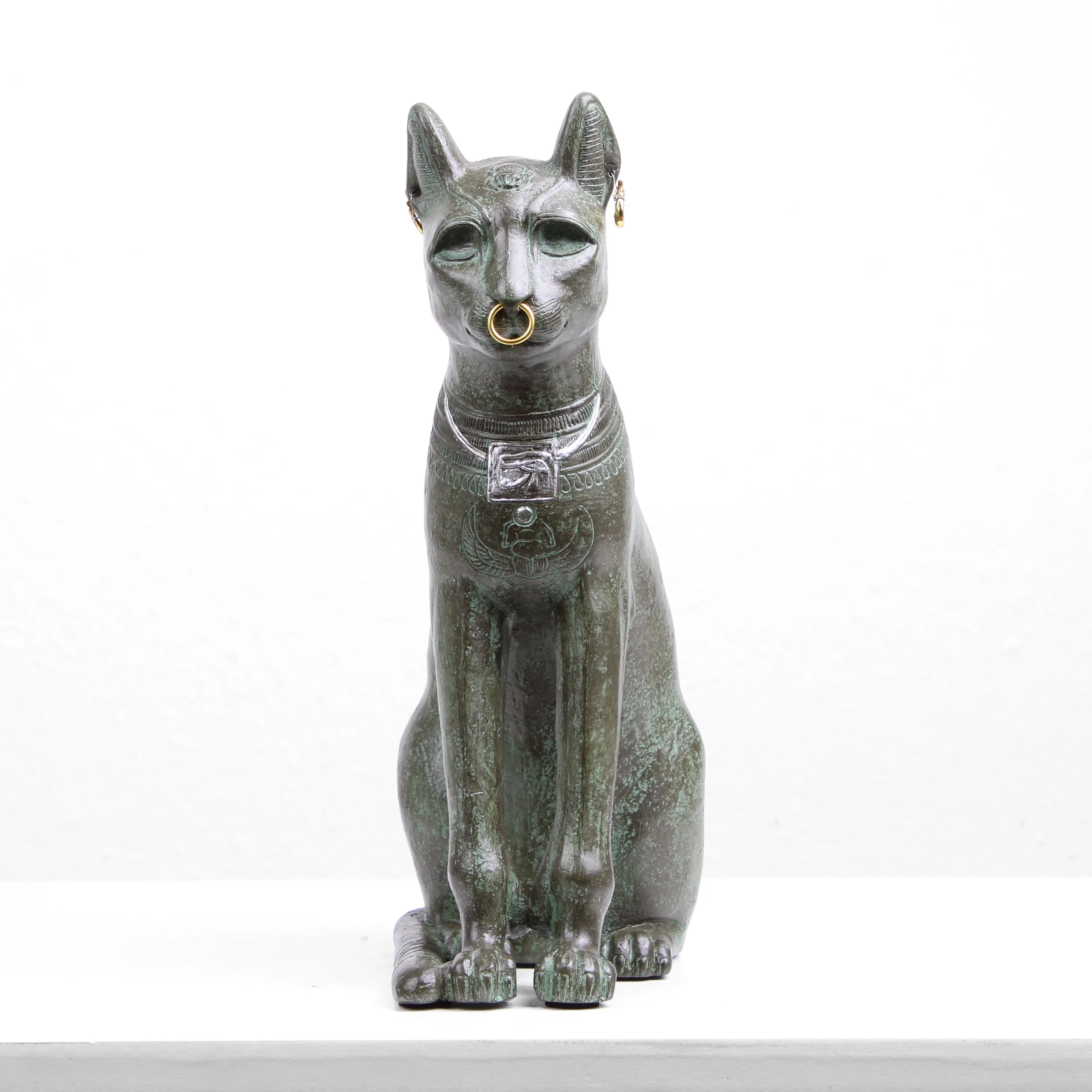 The Gayer-Anderson Cat Statue (Cold Cast Bronze Sculpture)