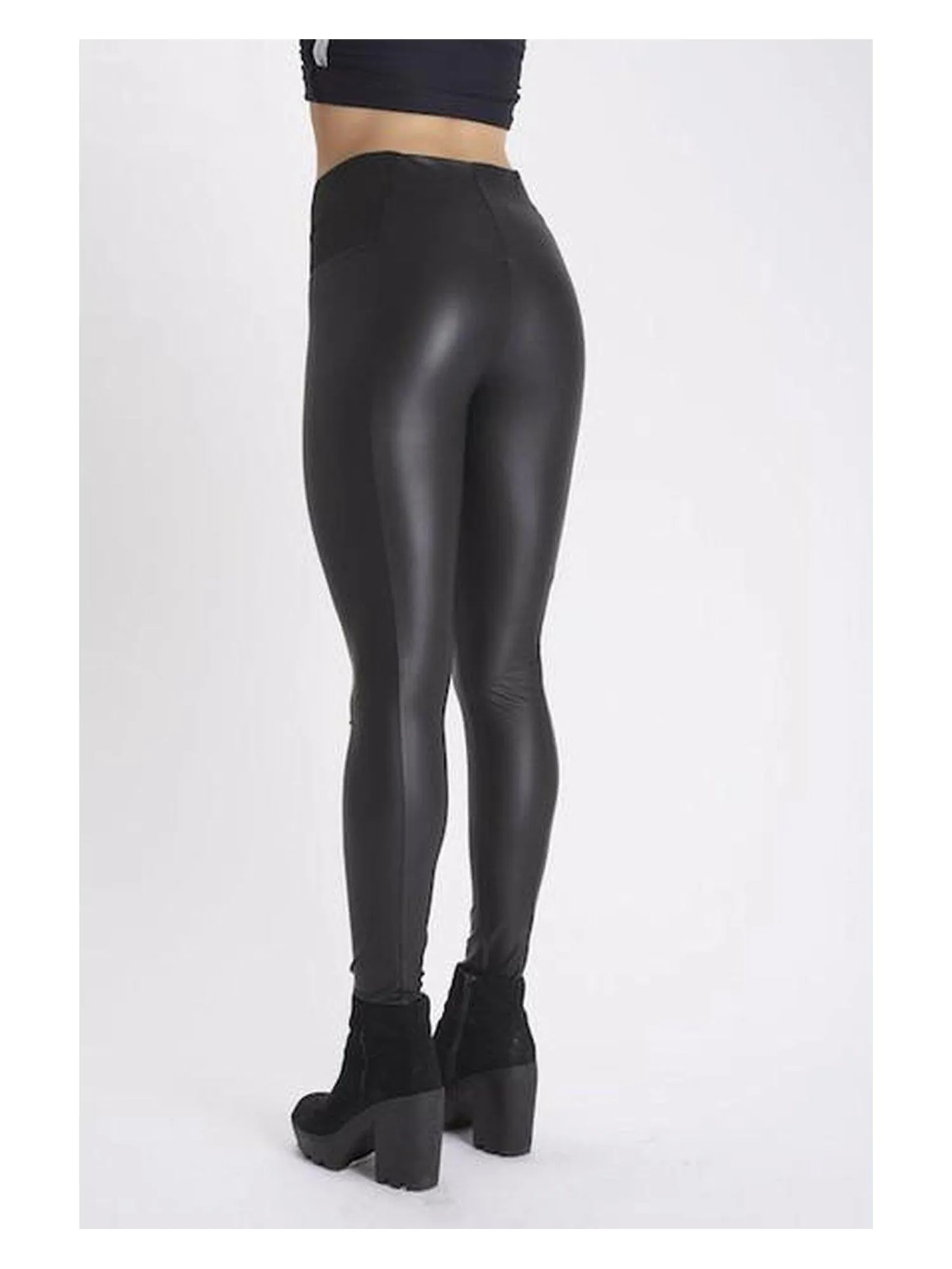 Thea - Faux Leather 'Wonderpant' Leggings