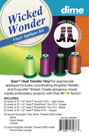 Wicked Wonder Vinyl Applique Kit