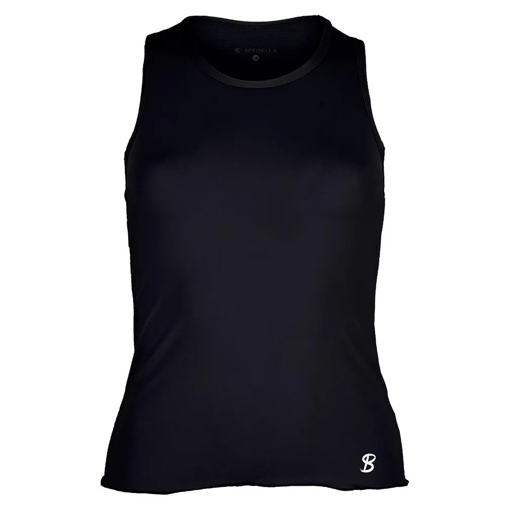 Women's Bella Lite Tank Tie Black