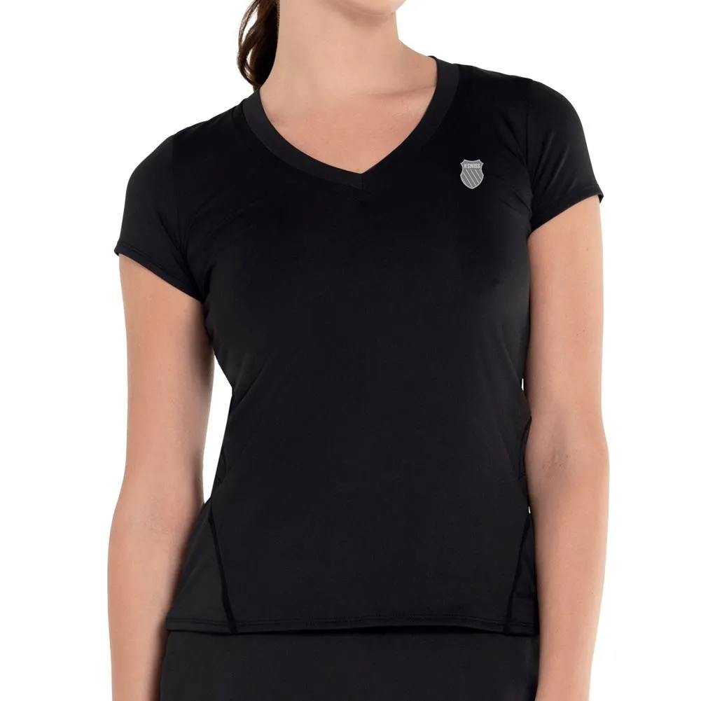 Women's Excel V-Neck Tennis Short Sleeve