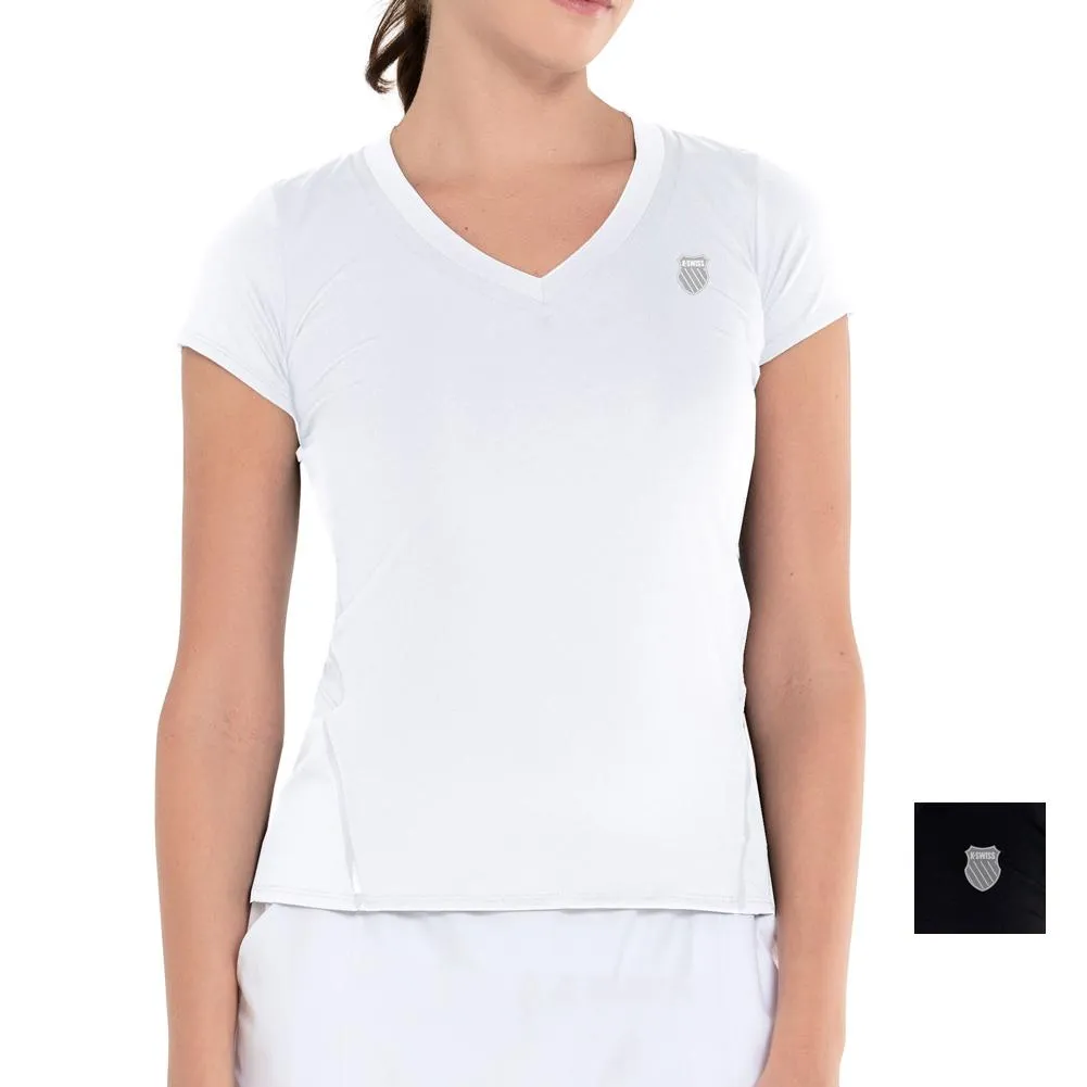 Women's Excel V-Neck Tennis Short Sleeve