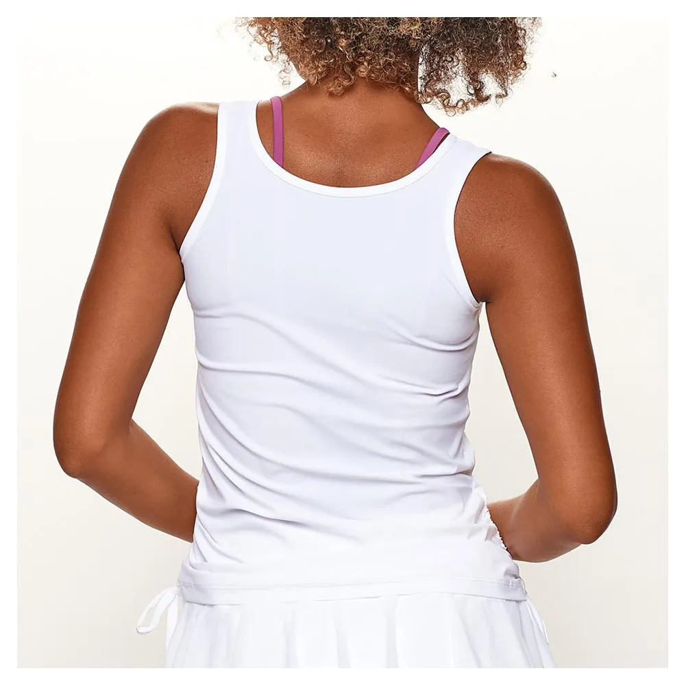 Women`s I`m In Control Tennis Tank White