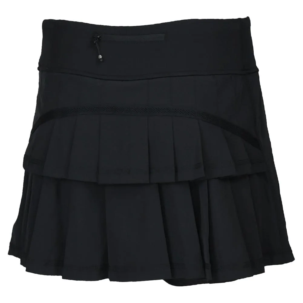 Womens Performance Tennis Skort Black