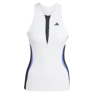 Womens PRO Tennis Y-Tank White and Black