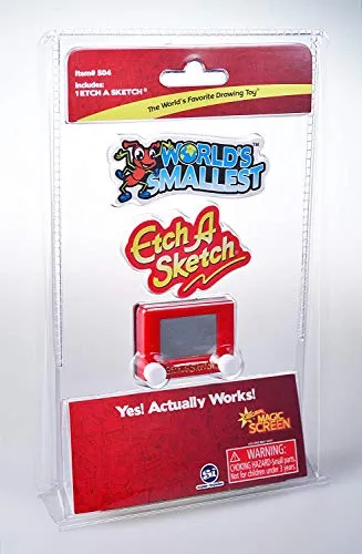 World's Smallest Etch a Sketch Red