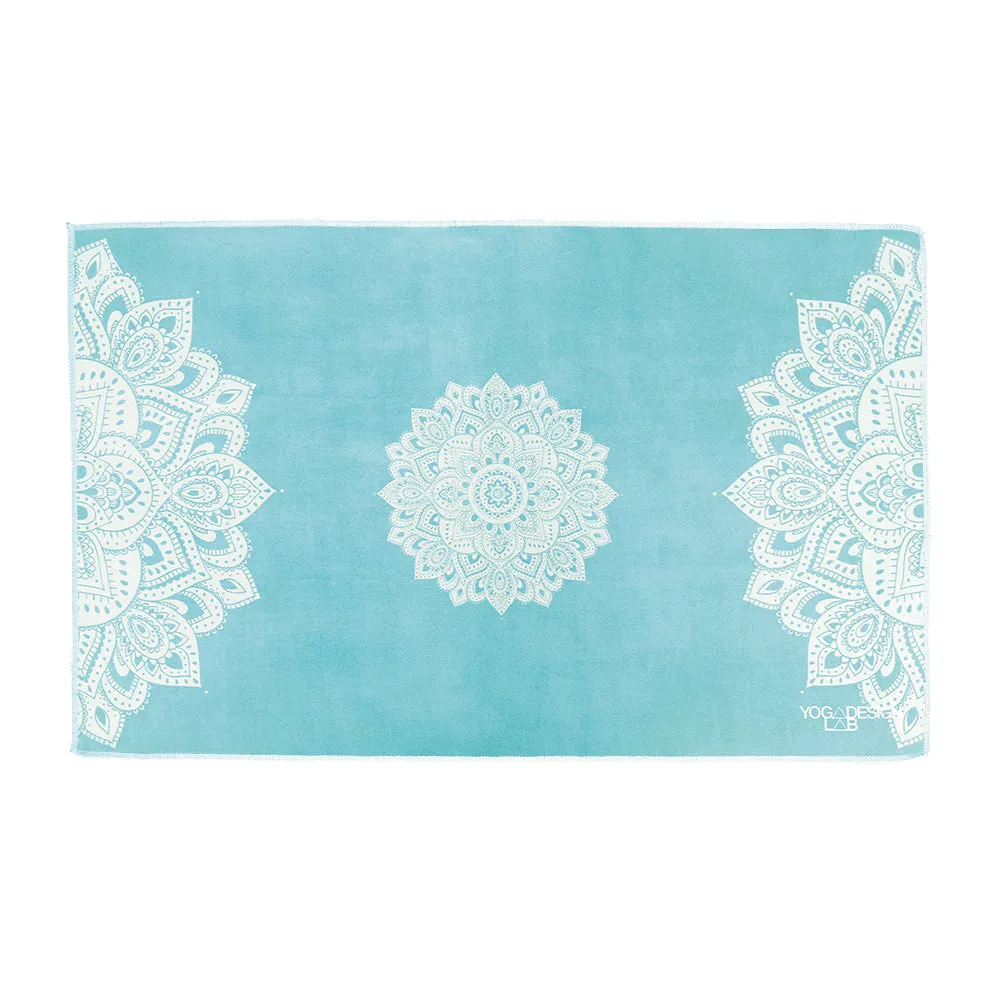 Yoga Design Lab Hand Yoga Towel Mandala Turquoise