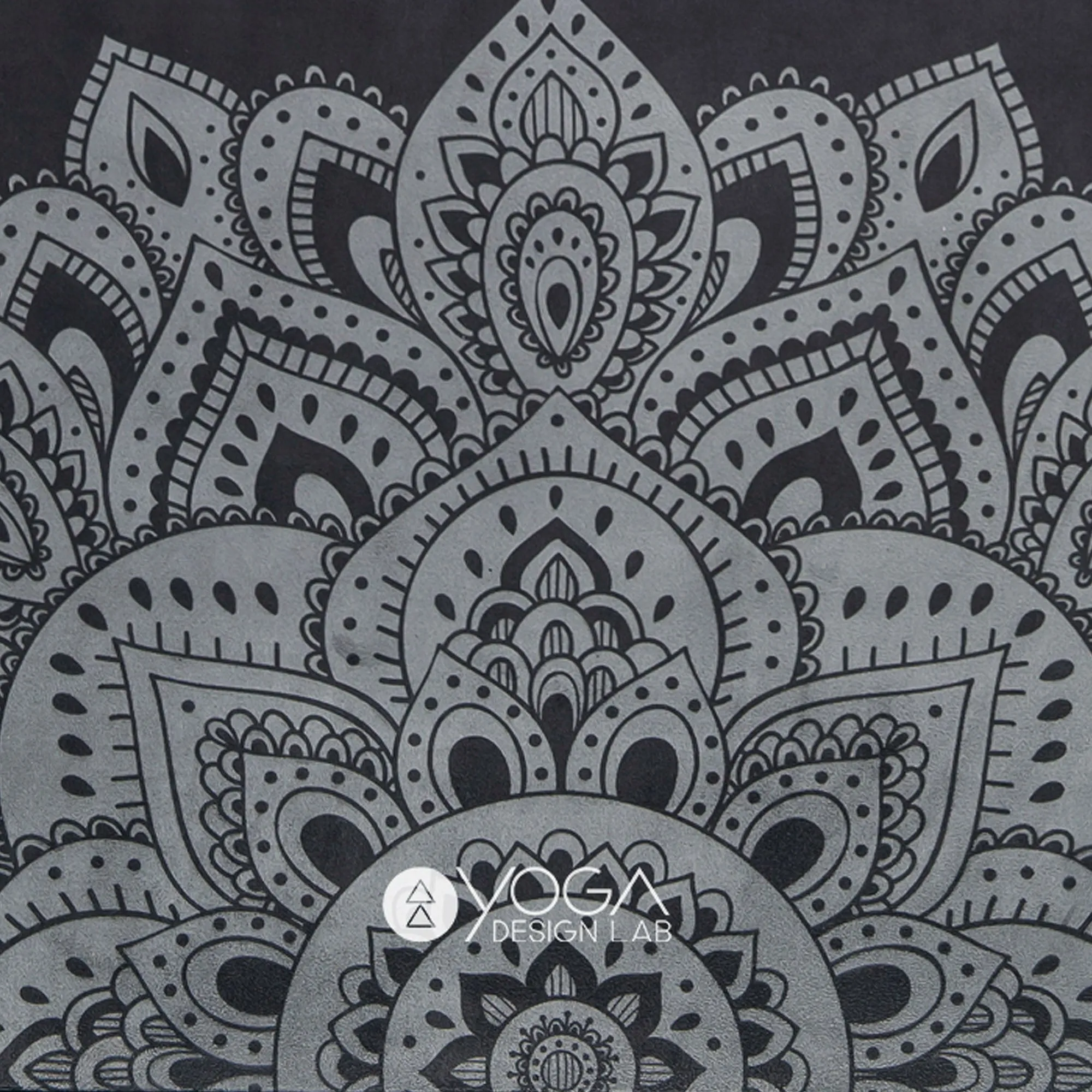 Yoga Design Lab Mat Yoga Towel Mandala Black